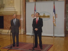 10 April 2013 The Head of the Parliamentary Friendship Group with the US and the US Ambassador to Serbia